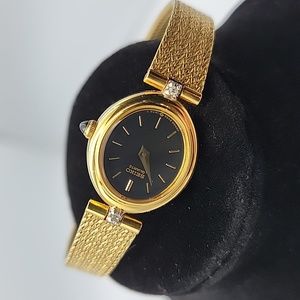 Seiko Ladies Gold and Diamond accent Watch
